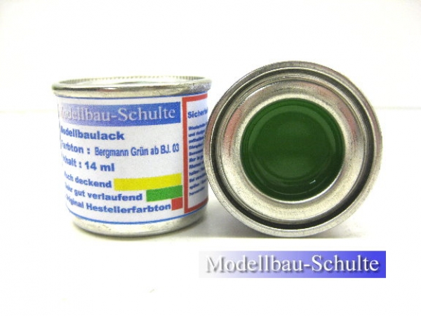 Schlepperlack Bergmann Grün ab Bj. 83 14 ml